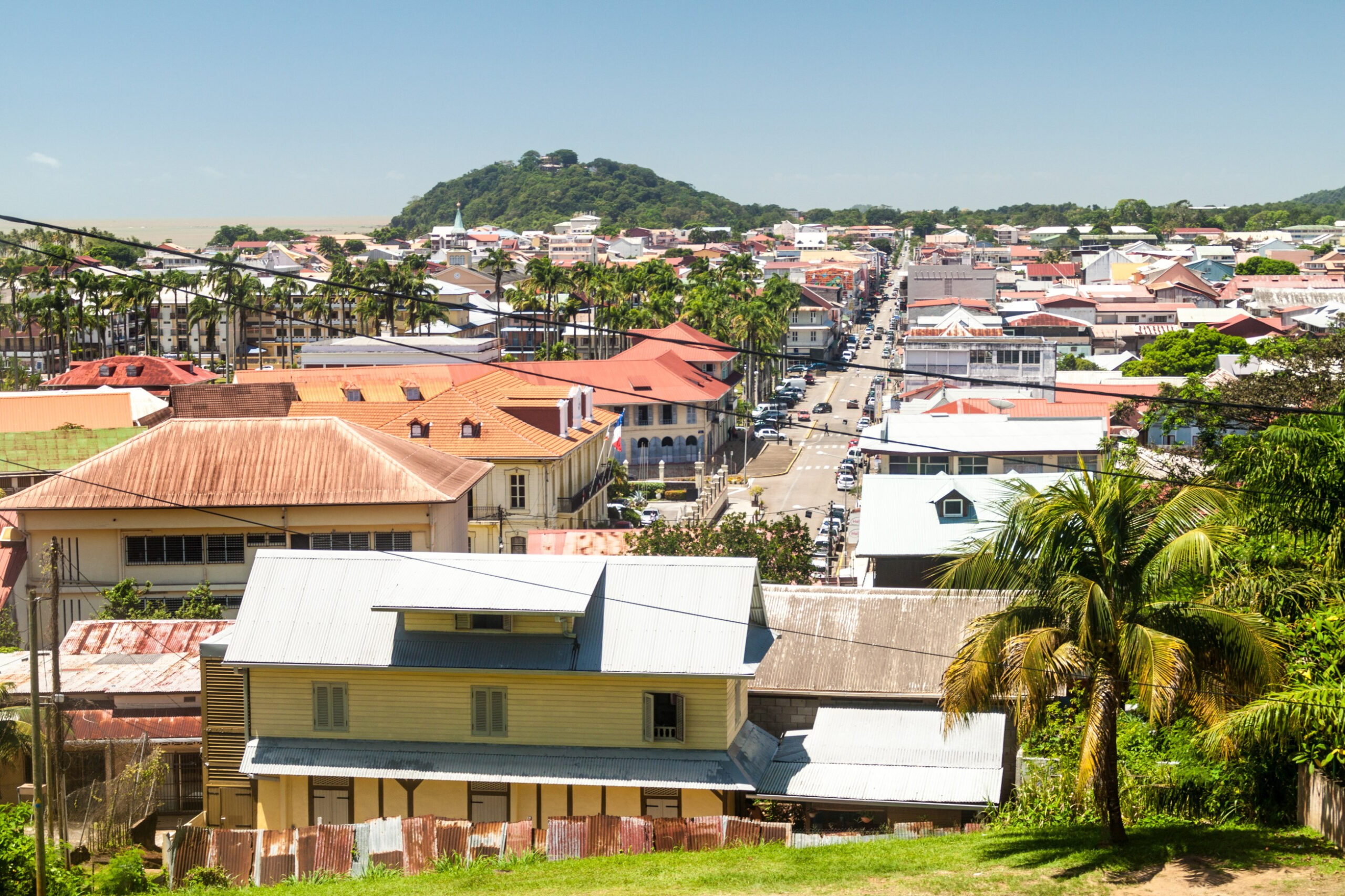 Aerial,View,Of,Cayenne,,Capital,Of,French,Guiana